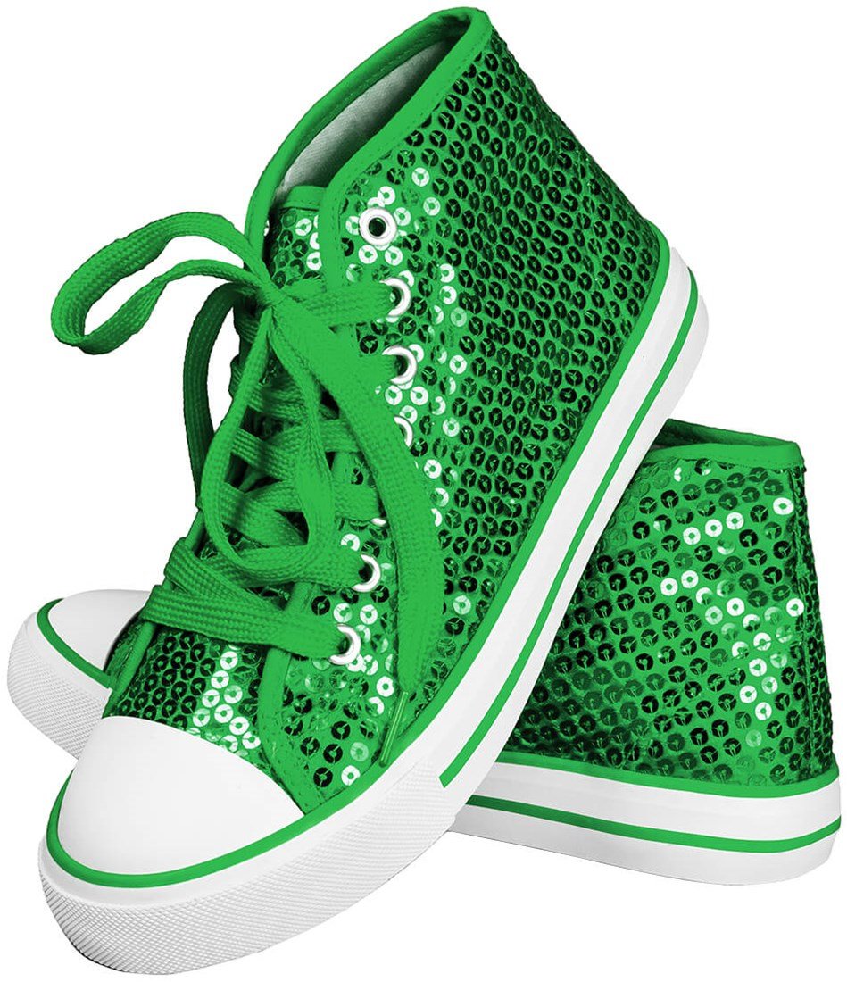 Pailletten Sneakers Groen